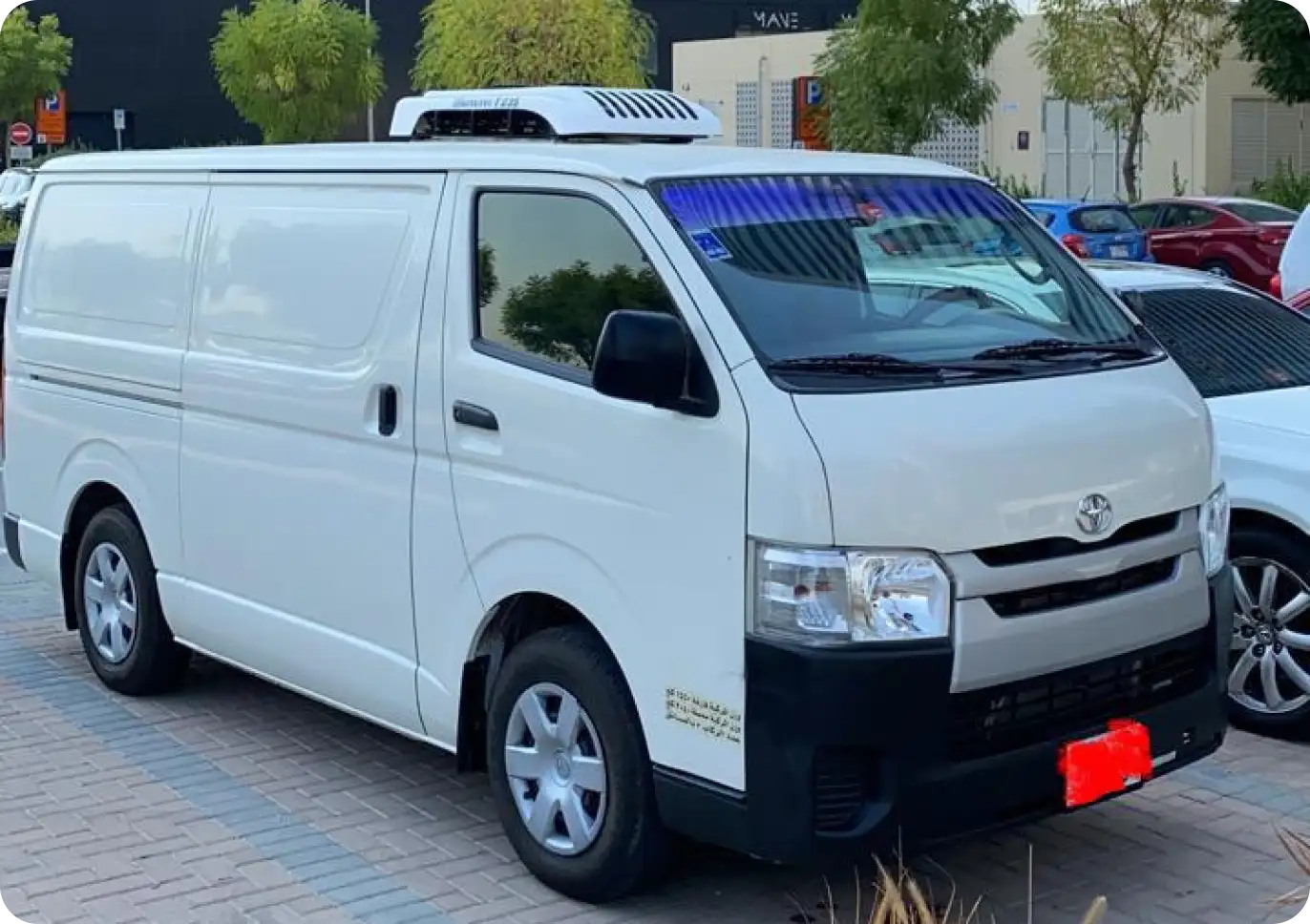 Chiller van for refrigerated transport in Dubai UAE